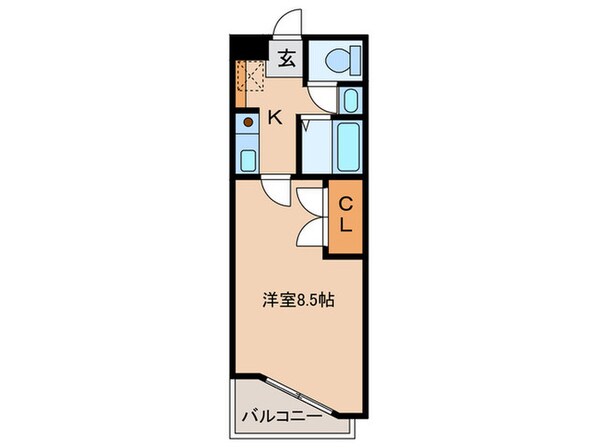 リリーフ薬院の物件間取画像